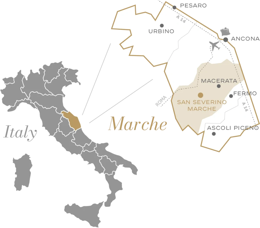 Mappa Italia Vini di Cagnore